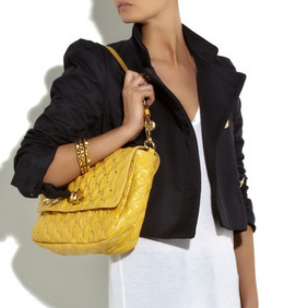 Vintage Marc Jacobs Quilted Printed Python Beat B… - image 2